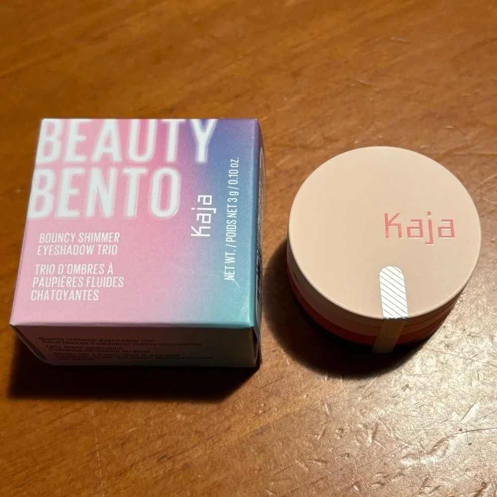 Kaja Beauty Bento Bouncy Shimmer Eyeshadow Trio